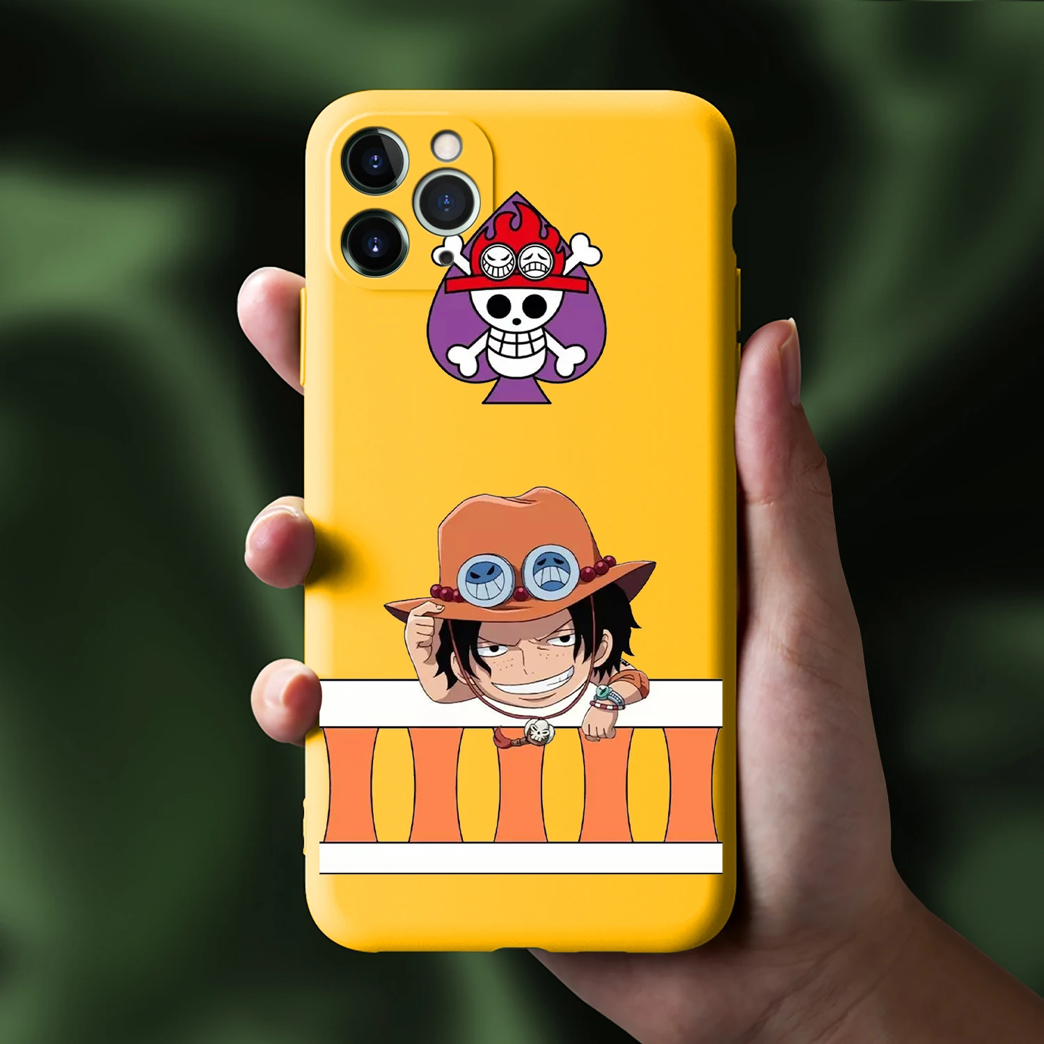 One Piece Luffy Tony Chopper ACE Candy Case For Apple iPhone