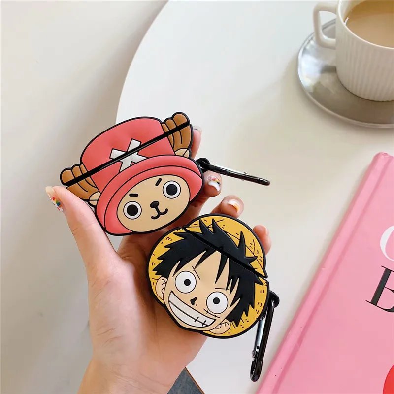 3D Cartoon ONE PIECE Luffy Chopper Case For Airpods 1/2