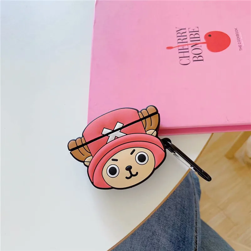 3D Cartoon ONE PIECE Luffy Chopper Case For Airpods 1/2