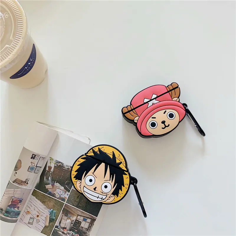 3D Cartoon ONE PIECE Luffy Chopper Case For Airpods 1/2