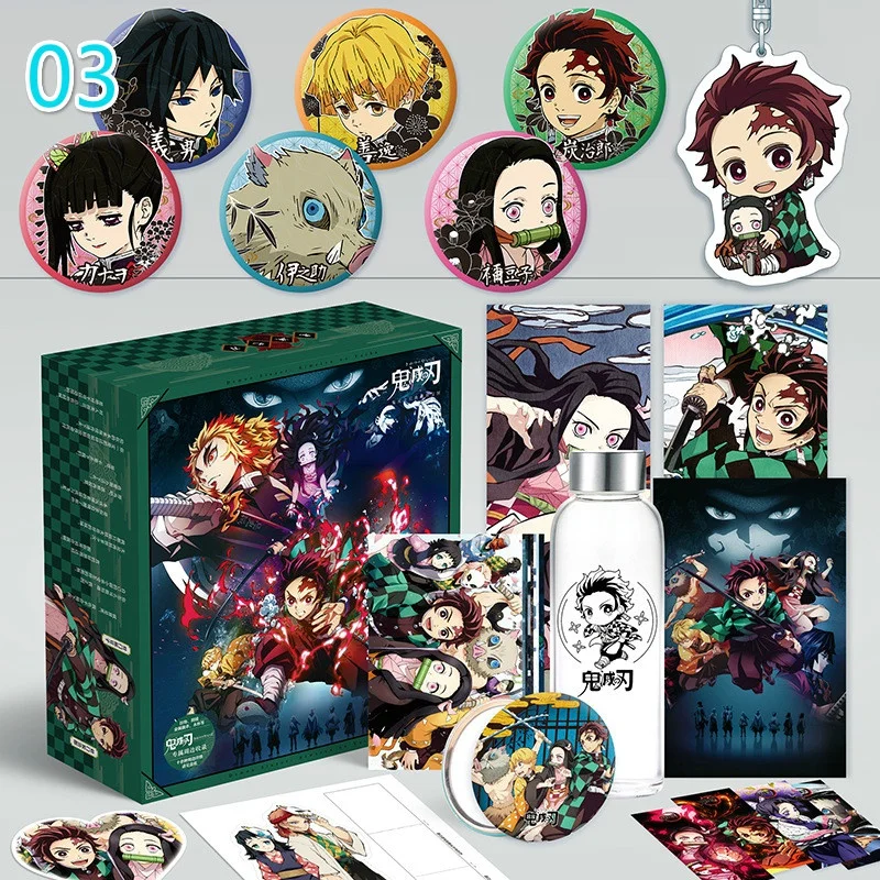 Anime Sticker Badge Water Cup Gift Box 19 Style