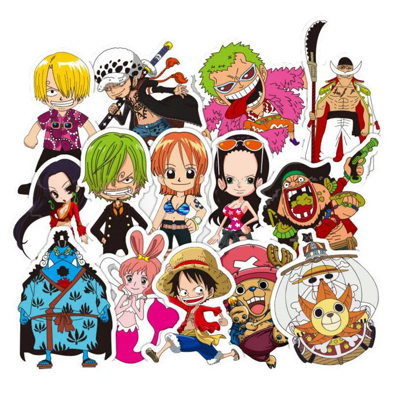 48pcs One Piece Waterproof Stickers