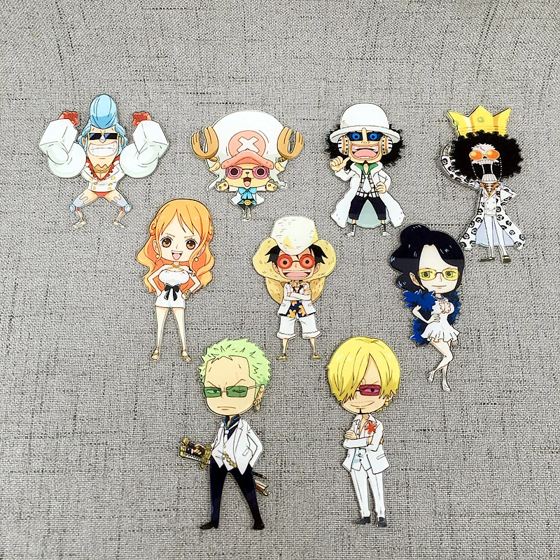 One piece business suit style anime action figure prefect quality acrylic fridge magnets