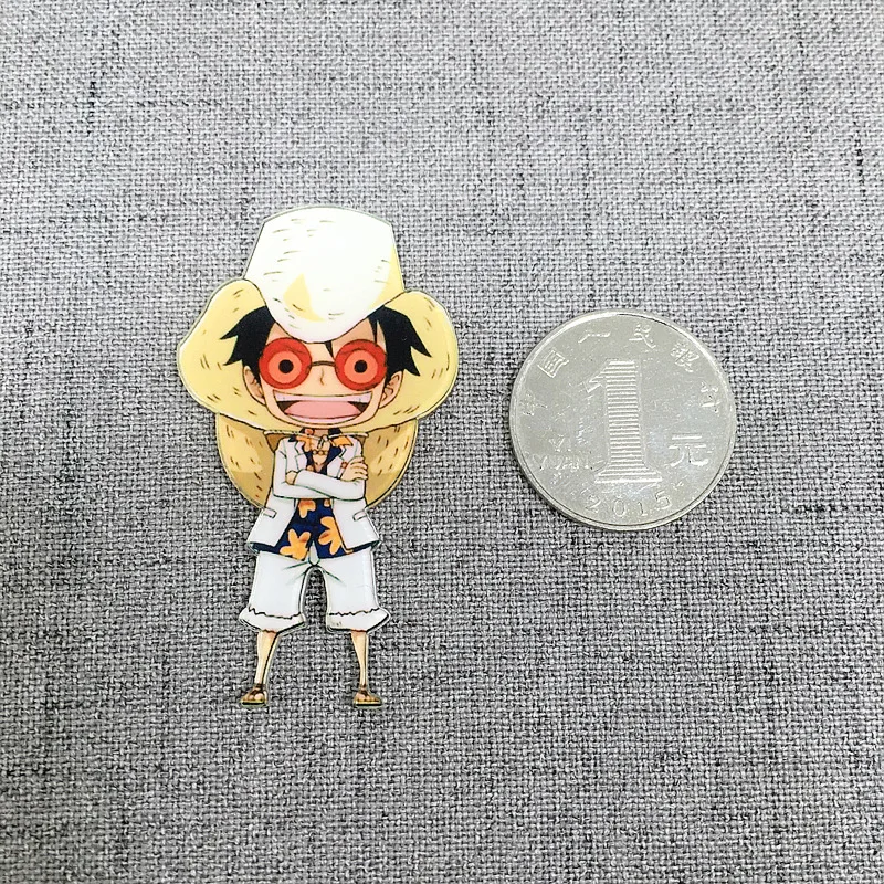 One piece business suit style anime action figure prefect quality acrylic fridge magnets