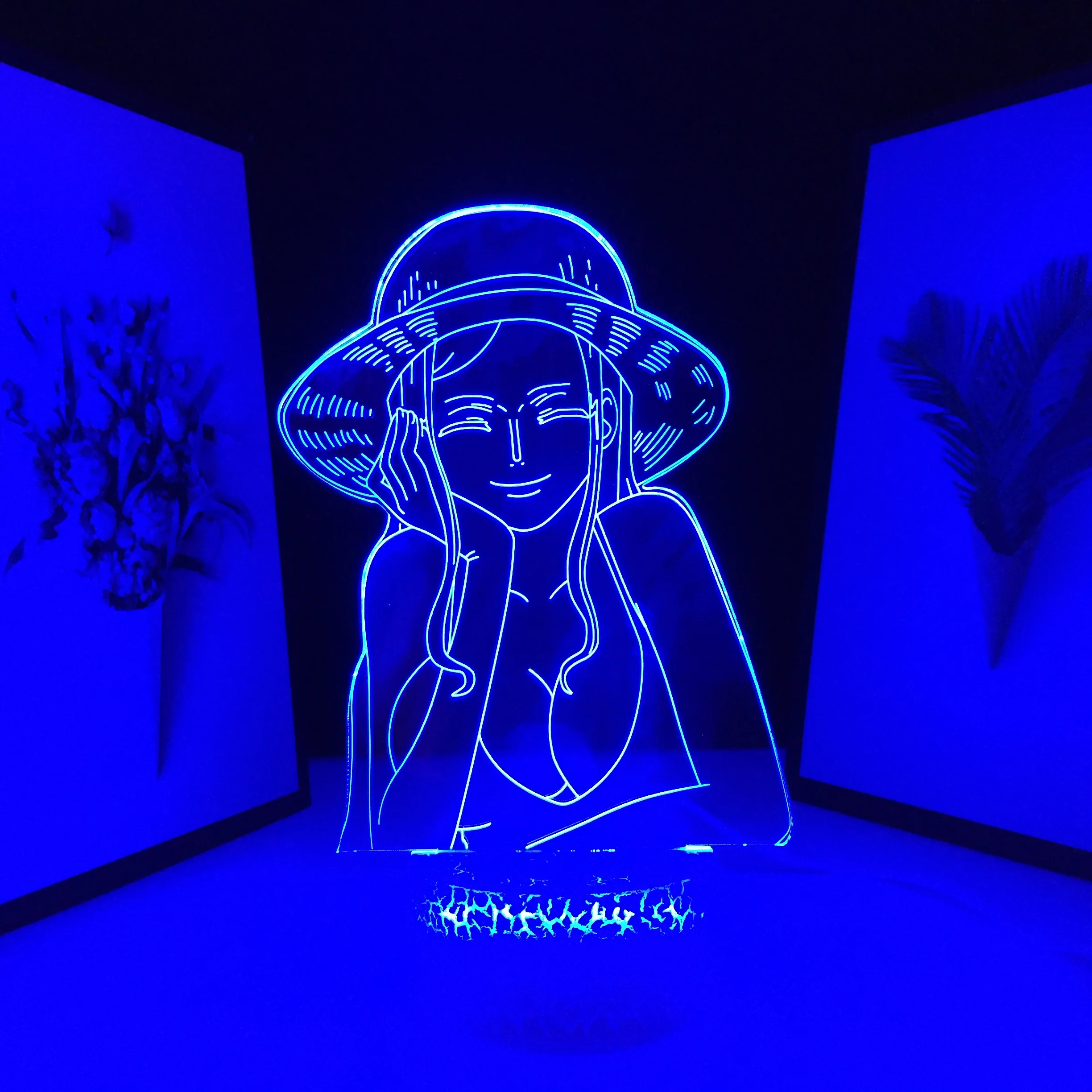 Nico Robin Bedroom Decor Gift Lamp Nightlights 3D LED