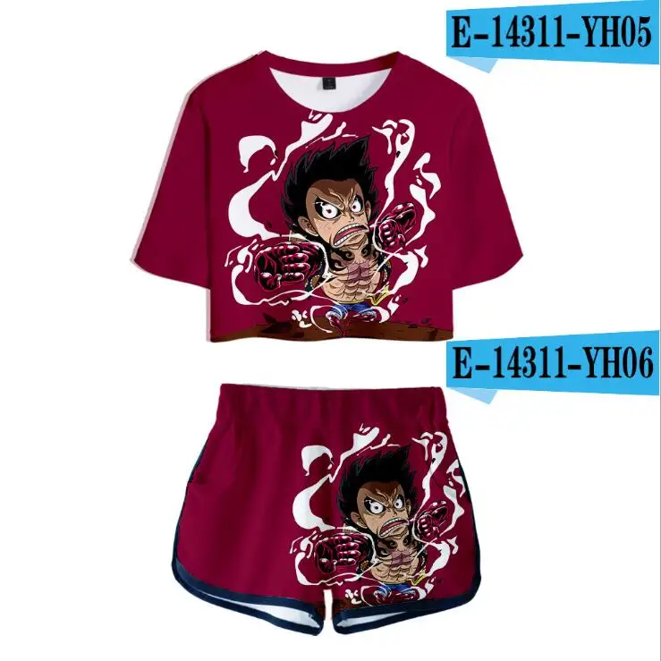 One Piece Luffy Roronoa Zoro Nami Sanji Nico Robin 3D Print Tracksuit Women