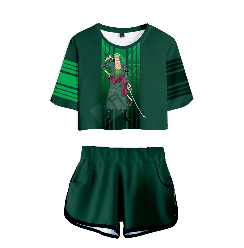 One Piece Luffy Roronoa Zoro Nami Sanji Nico Robin 3D Print Tracksuit Women