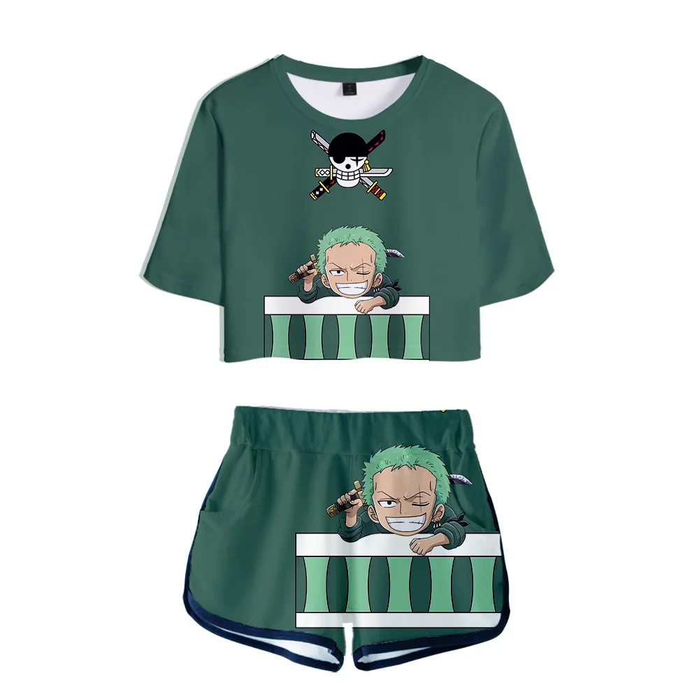 One Piece Luffy Roronoa Zoro Nami Sanji Nico Robin 3D Print Tracksuit Women