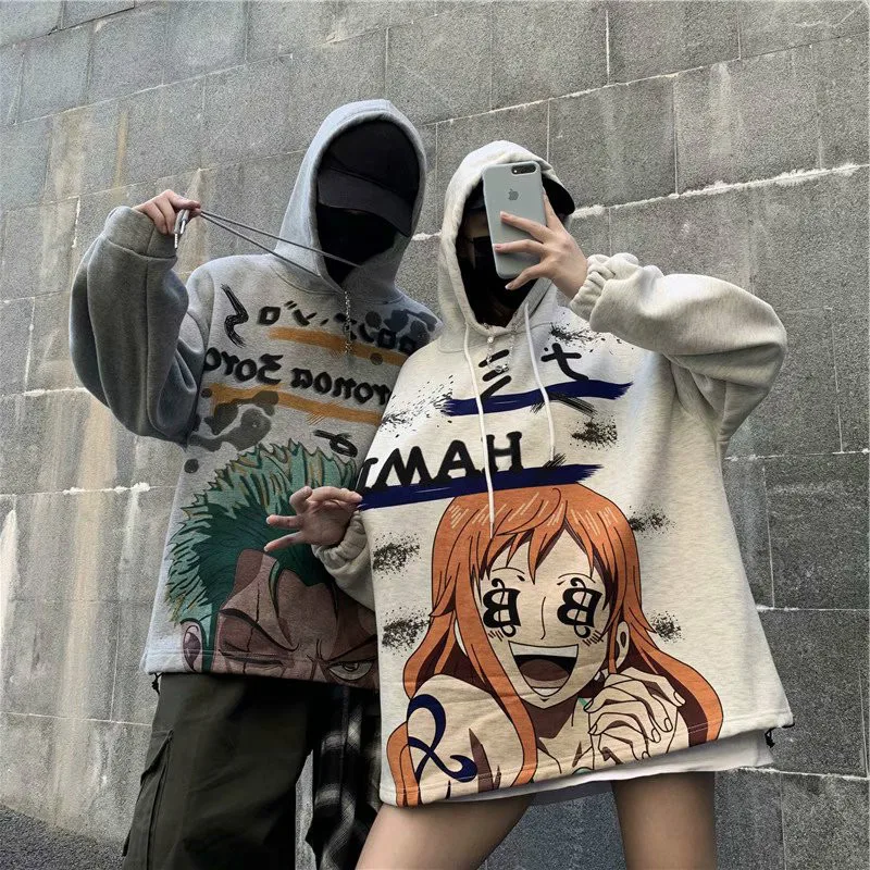 ONE PIECE Roronoa Zoro Nami Sweatshirt Couples Pullover