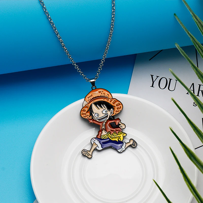 Luffy Zoro Sanji Nami Necklace Keychain