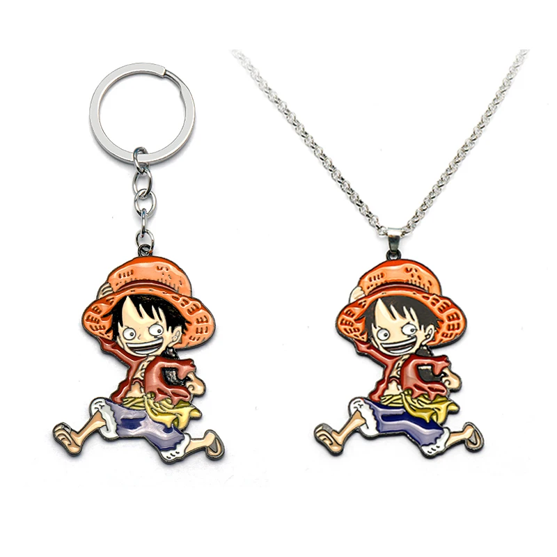 Luffy Zoro Sanji Nami Necklace Keychain