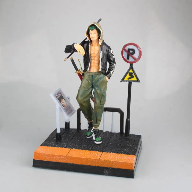 One Piece Monkey D Luffy ACE ZORO Sanji Roronoa Tide suit Ver. PVC Action Figure