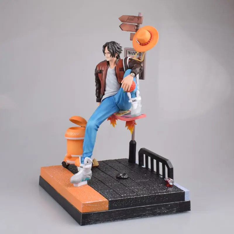 One Piece Monkey D Luffy ACE ZORO Sanji Roronoa Tide suit Ver. PVC Action Figure