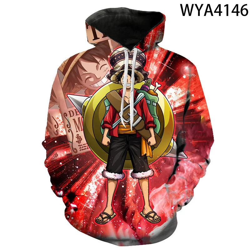 Monkey D Luffy 3D Hoodies  Roronoa Zoro Nami Usopp Sanji Nico Robin Franky