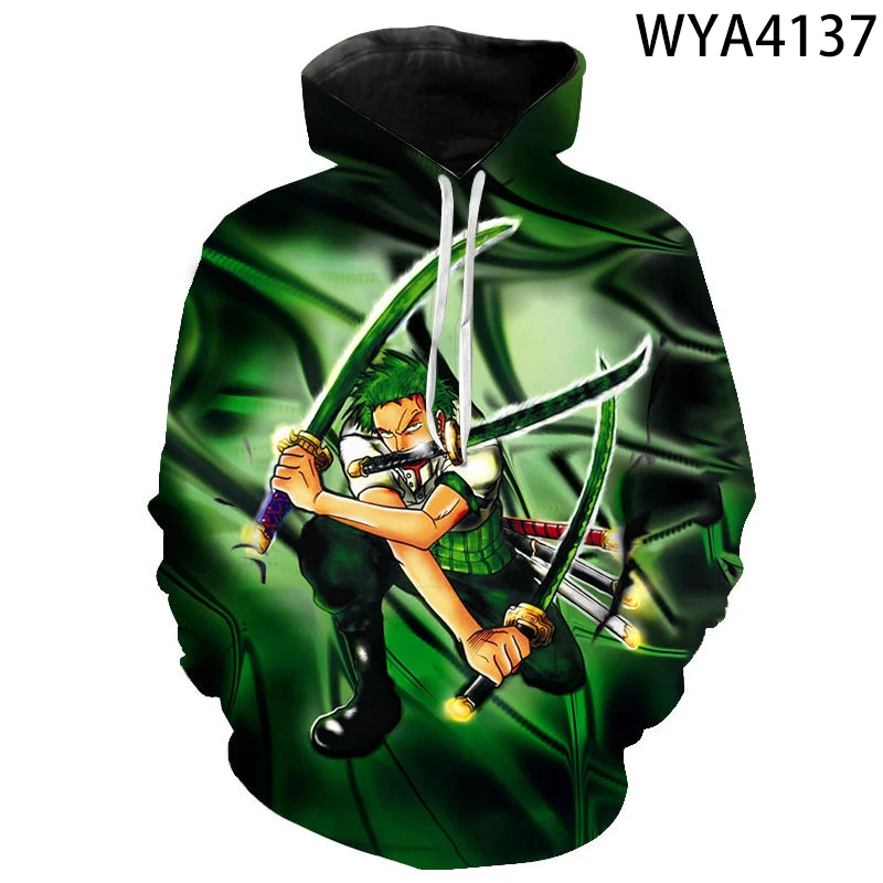 Monkey D Luffy 3D Hoodies  Roronoa Zoro Nami Usopp Sanji Nico Robin Franky