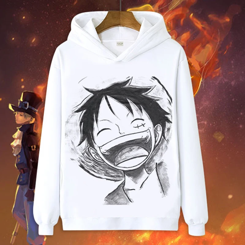 Women Men Hoodie One Piece Luffy Zoro Hoodies Nami Usopp