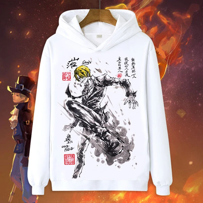 Women Men Hoodie One Piece Luffy Zoro Hoodies Nami Usopp