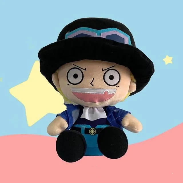 30CM One Piece Chopper Sabo Sanji Soft Plush