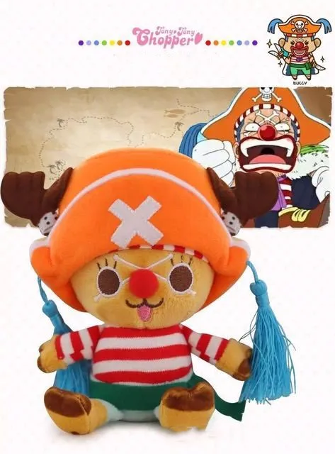 30CM One Piece Chopper Sabo Sanji Soft Plush