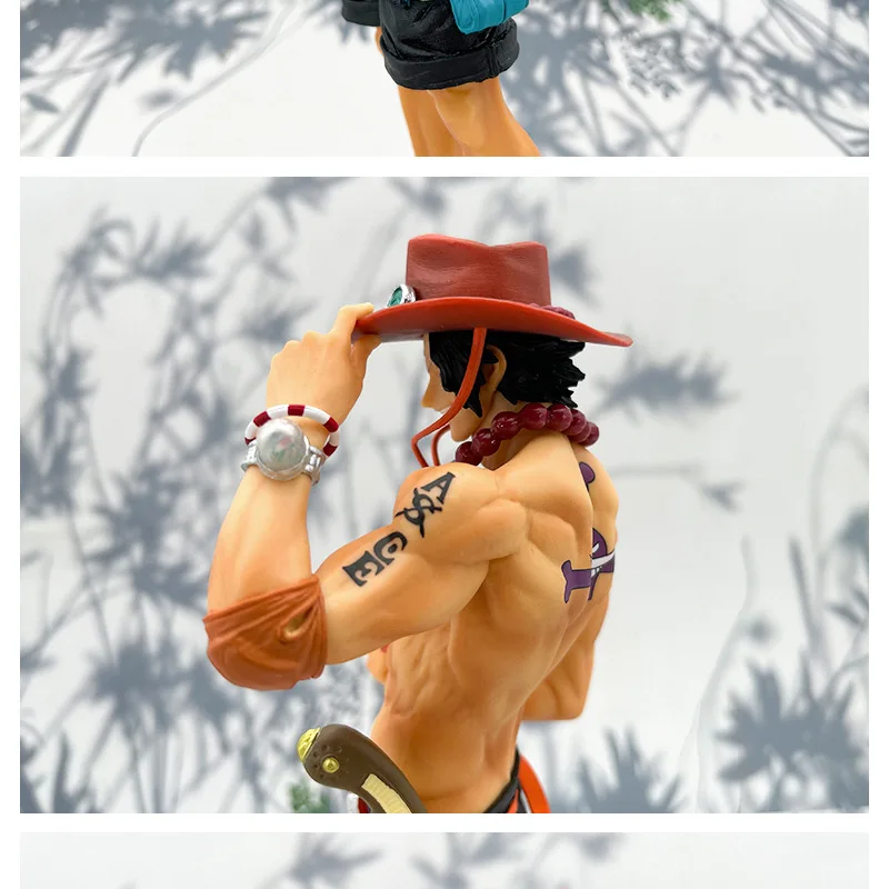 27CM One Piece Ichiban Award Series Luffy Ace Sabo Ro Figure Model