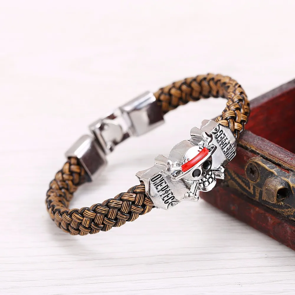 One Piece Luffy Straw Hat Skeleton bracelet