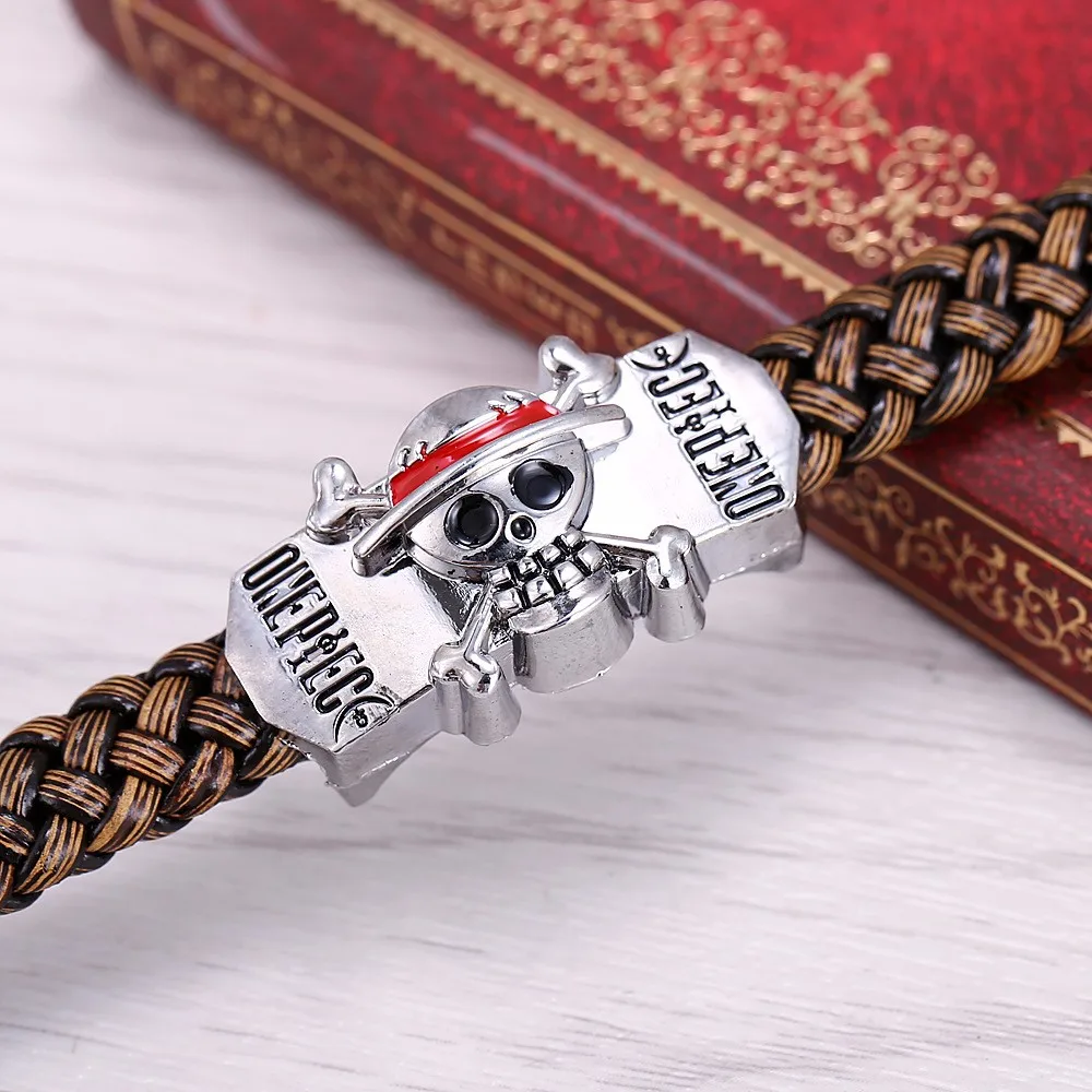 One Piece Luffy Straw Hat Skeleton bracelet