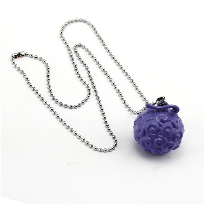 Devil Fruit Cursed Metal Bead Chain Necklace