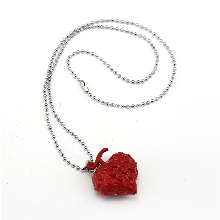 Devil Fruit Cursed Metal Bead Chain Necklace