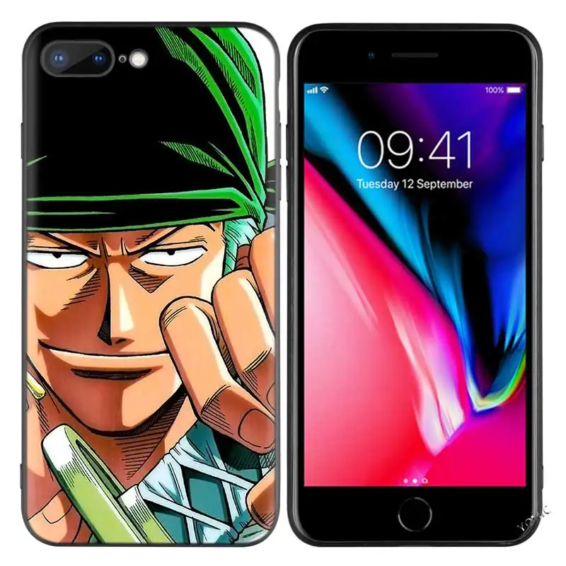 Roronoa Zoro TPU Transparent Soft Case Cover for iPhone