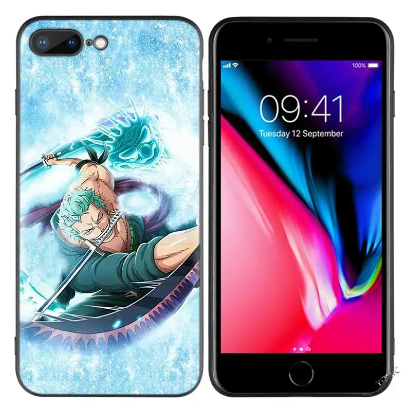 Roronoa Zoro TPU Transparent Soft Case Cover for iPhone