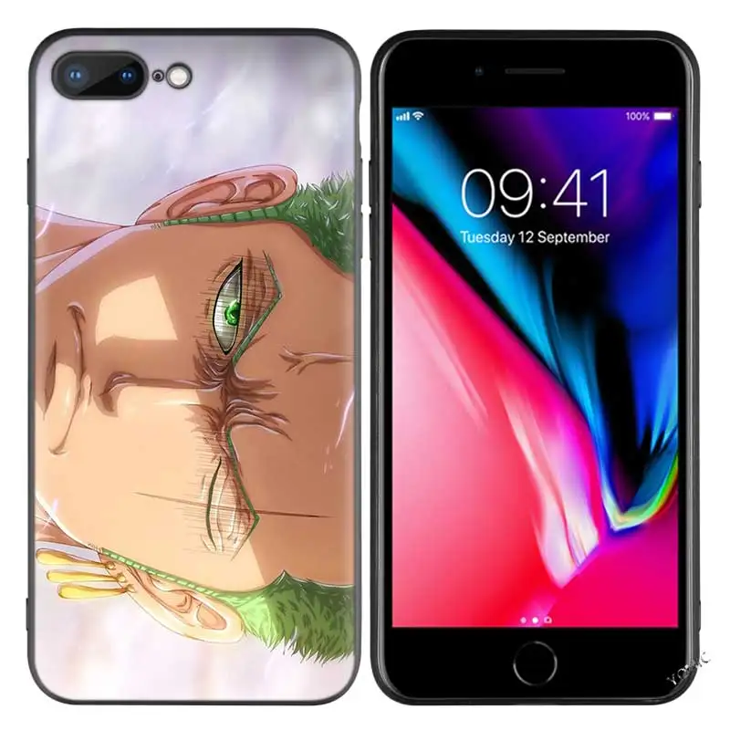 Roronoa Zoro TPU Transparent Soft Case Cover for iPhone