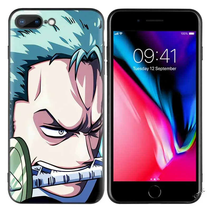 Roronoa Zoro TPU Transparent Soft Case Cover for iPhone