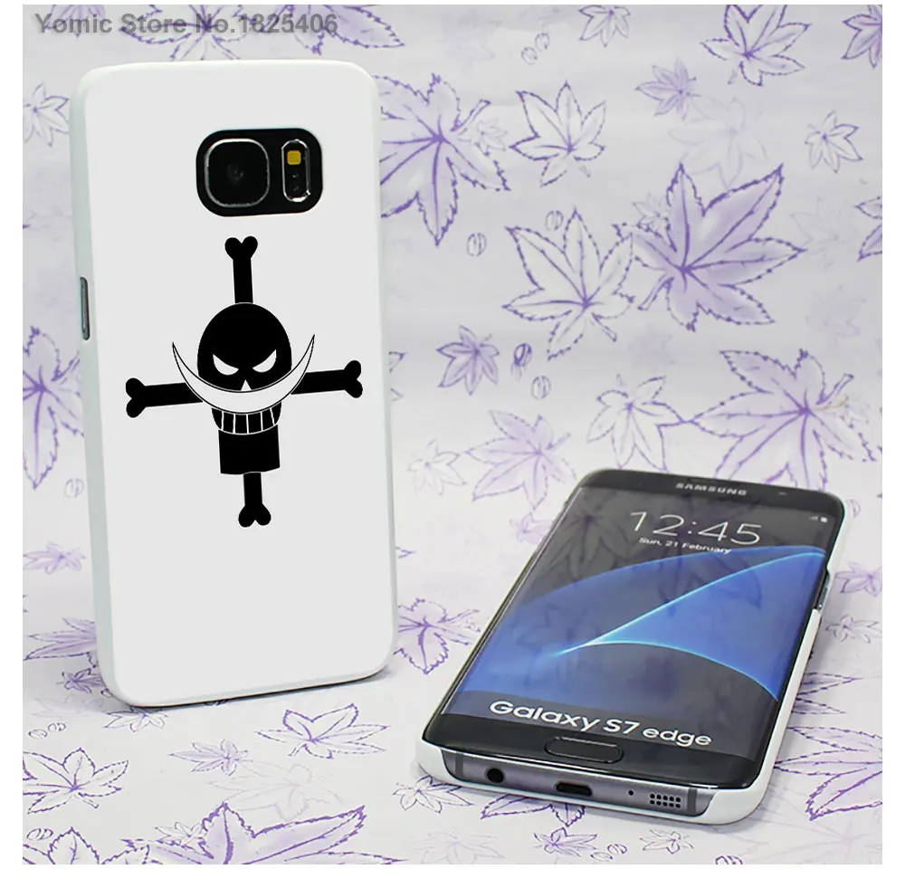 One Piece Hard White Case Cover for Samsung