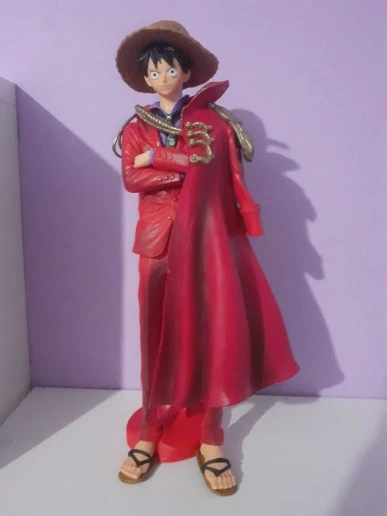 20th Anniversary POP The Ultimate King Red Cloak Luffy Action Figure Sanji Zoro