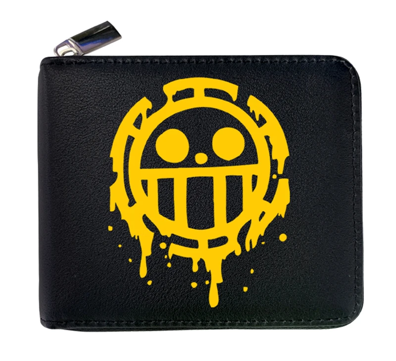 One Piece Luffy Law Ace Wallet Short Purse