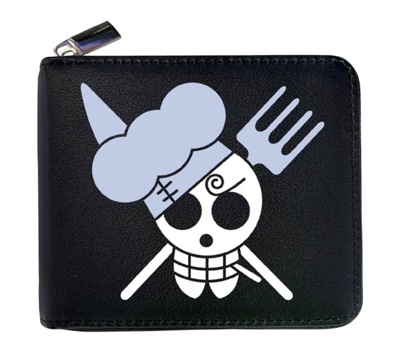 One Piece Luffy Law Ace Wallet Short Purse