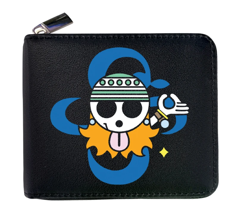 One Piece Luffy Law Ace Wallet Short Purse