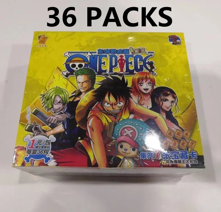 Luffy Roronoa Sanji Nami TCG Original Japanese Anime Collection Card Game 50-210Pcs/Box