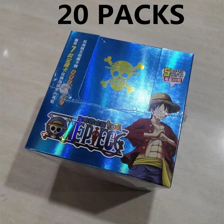 Luffy Roronoa Sanji Nami TCG Original Japanese Anime Collection Card Game 50-210Pcs/Box