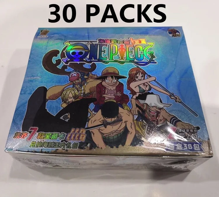 Luffy Roronoa Sanji Nami TCG Original Japanese Anime Collection Card Game 50-210Pcs/Box