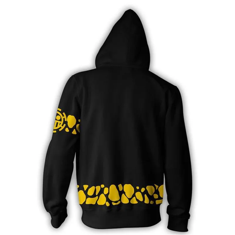 One Piece 3D Printed Hooded Sweatshirt