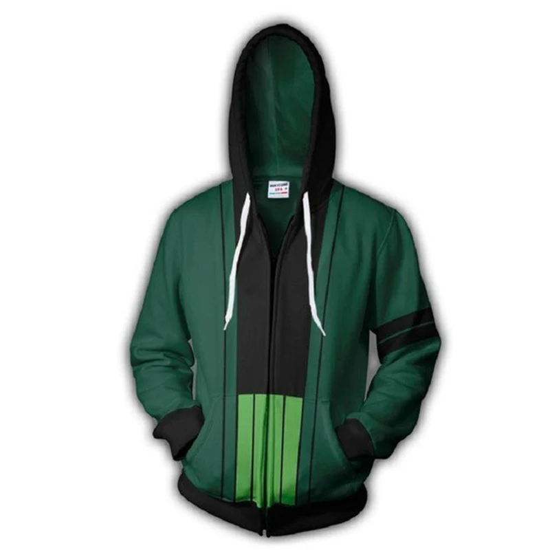 One Piece 3D Printed Hooded Sweatshirt