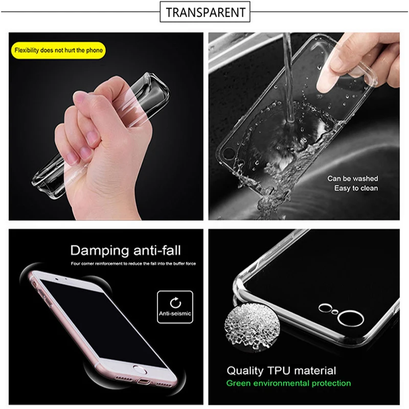 One Piece Case For iPhone X XS Max XR 7 8 Plus 6 6S 5 5S SE Phone Case for iPhone 11 Pro Max 7 Plus Soft TPU Coque