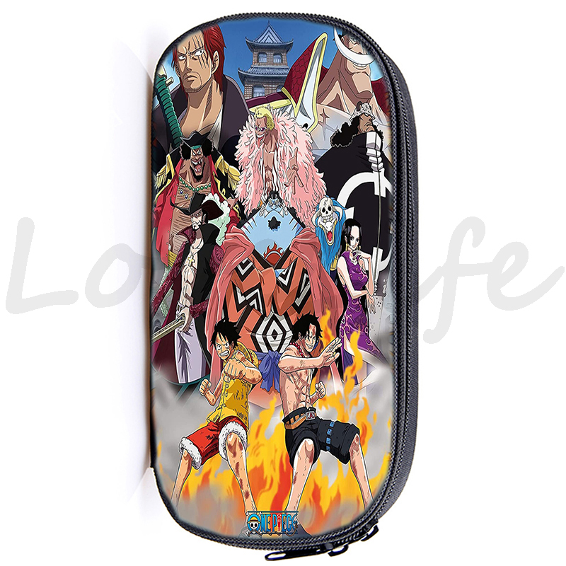 One Piece Luffy Pencil Cases Cosmetic Storage Pouch