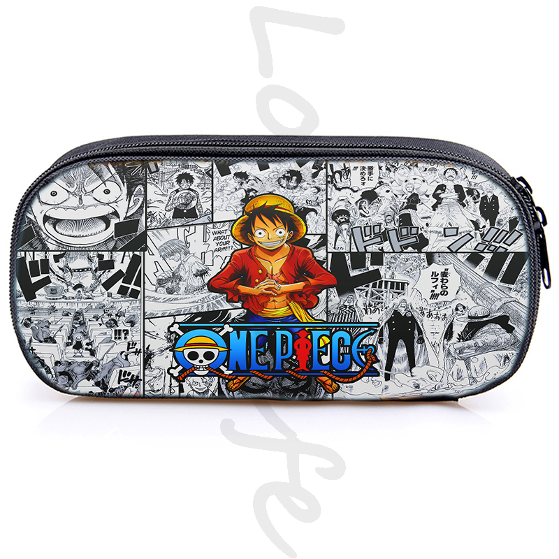 One Piece Luffy Pencil Cases Cosmetic Storage Pouch