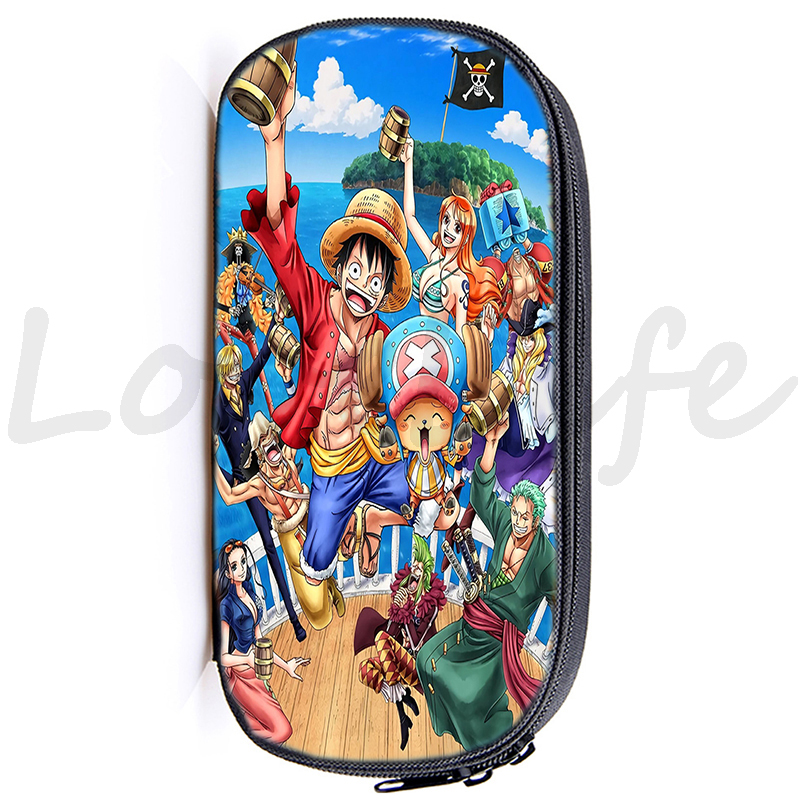 One Piece Luffy Pencil Cases Cosmetic Storage Pouch