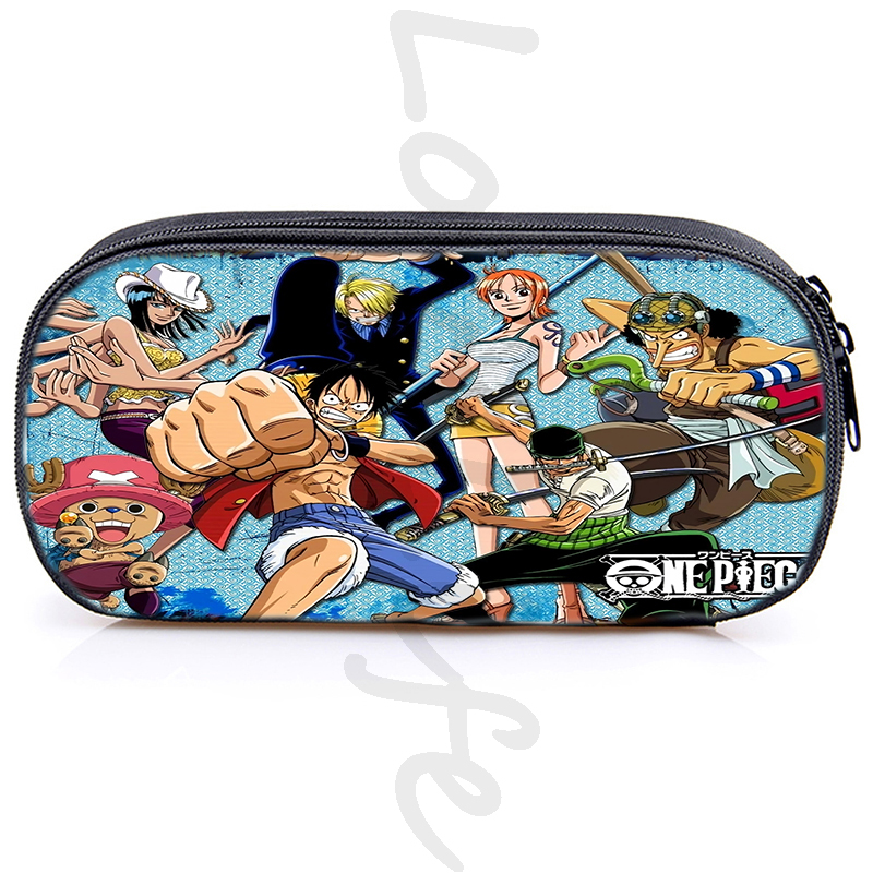 One Piece Luffy Pencil Cases Cosmetic Storage Pouch