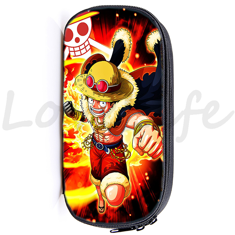 One Piece Luffy Pencil Cases Cosmetic Storage Pouch