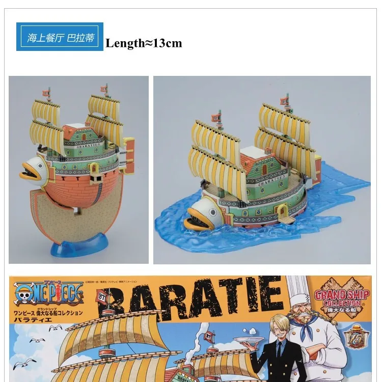 One Piece Thousand Sunny Pirate Ship DIY Model