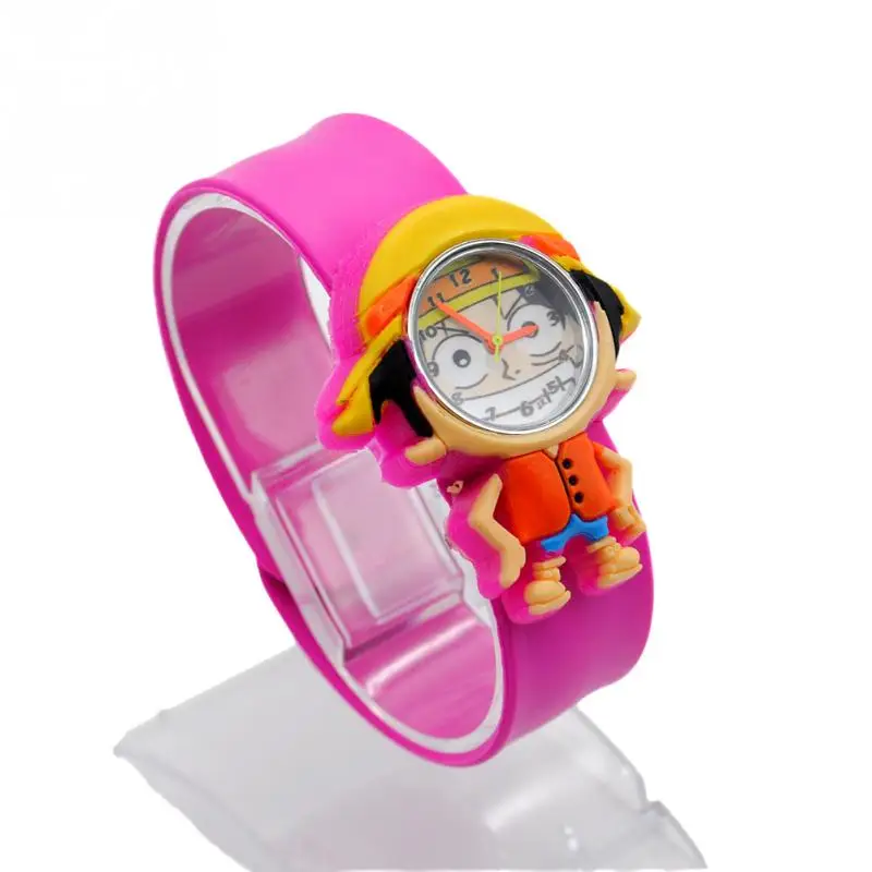 Jelly Cartoon Monkey D Luffy Watch for Kids